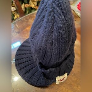 Hollister Navy Blue Knit Cap. NWT